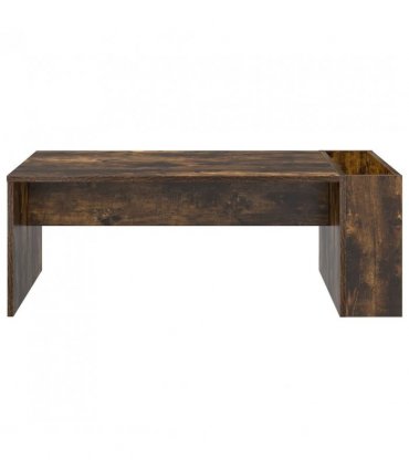 vidaXL Coffee Table Smoked Oak 95 x 50 x 34 cm Engineered Wood