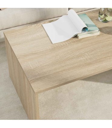 vidaXL Coffee Table Sonoma Oak 95 x 50 x 34 cm Engineered Wood