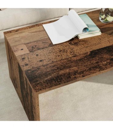 vidaXL Coffee Table Old Wood 95 x 50 x 34 cm Engineered Wood