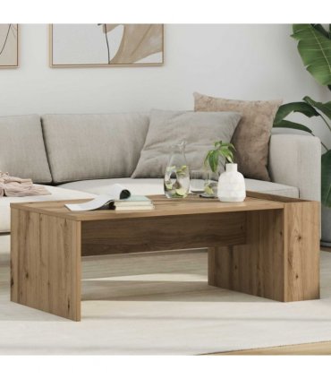 vidaXL Coffee Table Artisan Oak 95 x 50 x 34 cm Engineered Wood
