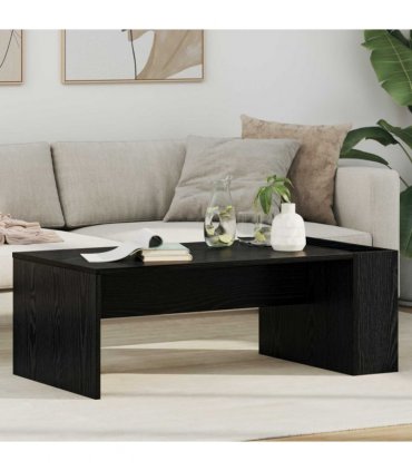 vidaXL Coffee Table Black Oak 95 x 50 x 34 cm Engineered Wood