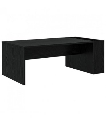 vidaXL Coffee Table Black Oak 95 x 50 x 34 cm Engineered Wood