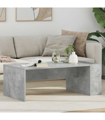 vidaXL Coffee Table Concrete Grey 95 x 50 x 34 cm Engineered Wood