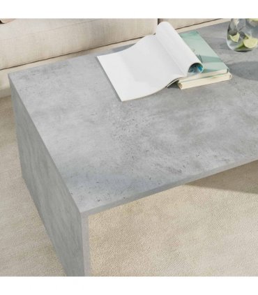 vidaXL Coffee Table Concrete Grey 95 x 50 x 34 cm Engineered Wood