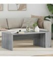 vidaXL Coffee Table Grey Sonoma 95 x 50 x 34 cm Engineered Wood