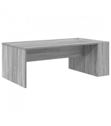 vidaXL Coffee Table Grey Sonoma 95 x 50 x 34 cm Engineered Wood