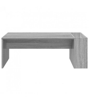 vidaXL Coffee Table Grey Sonoma 95 x 50 x 34 cm Engineered Wood