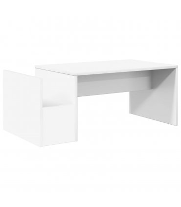vidaXL Coffee Table White 90 x 45 x 35 cm Engineered Wood