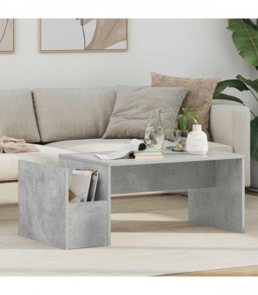 vidaXL Coffee Table Concrete Grey 90 x 45 x 35 cm Engineered Wood