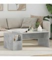 vidaXL Coffee Table Concrete Grey 90 x 45 x 35 cm Engineered Wood