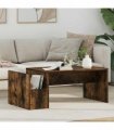 vidaXL Coffee Table Smoked Oak 90 x 45 x 35 cm Engineered Wood