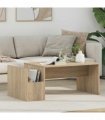 vidaXL Coffee Table Sonoma Oak 90 x 45 x 35 cm Engineered Wood