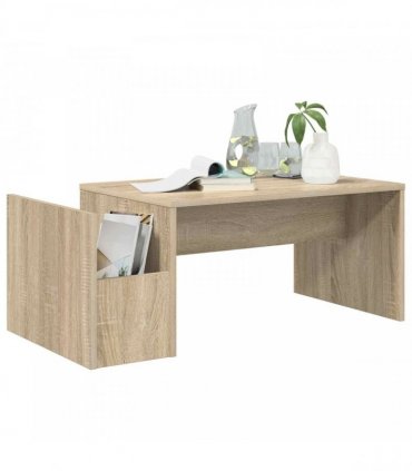 vidaXL Coffee Table Sonoma Oak 90 x 45 x 35 cm Engineered Wood