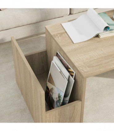 vidaXL Coffee Table Sonoma Oak 90 x 45 x 35 cm Engineered Wood