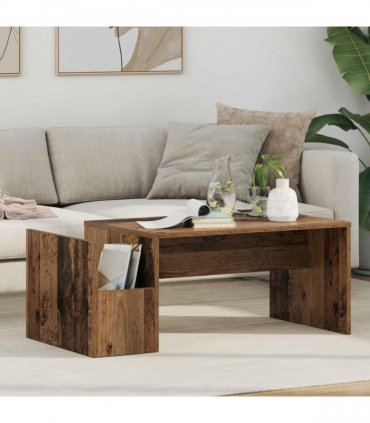 vidaXL Coffee Table Old Wood 90 x 45 x 35 cm Engineered Wood