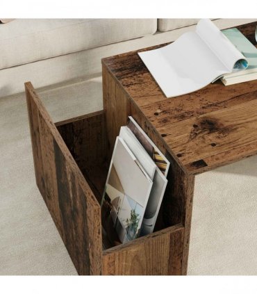 vidaXL Coffee Table Old Wood 90 x 45 x 35 cm Engineered Wood