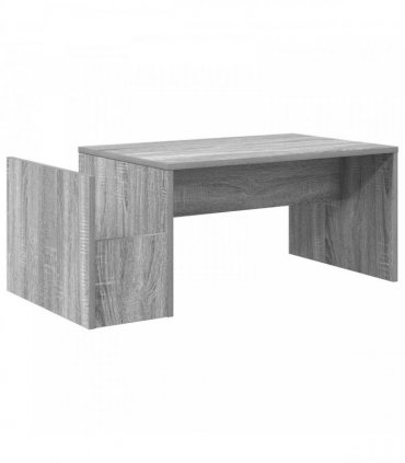 vidaXL Coffee Table Grey Sonoma 90 x 45 x 35 cm Engineered Wood