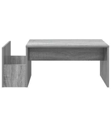 vidaXL Coffee Table Grey Sonoma 90 x 45 x 35 cm Engineered Wood