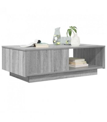 vidaXL Coffee Table Grey Sonoma 95 x 55 x 31 cm Engineered Wood
