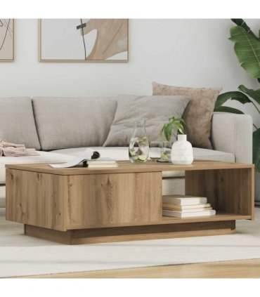 vidaXL Coffee Table Artisan Oak 95 x 55 x 31 cm Engineered Wood
