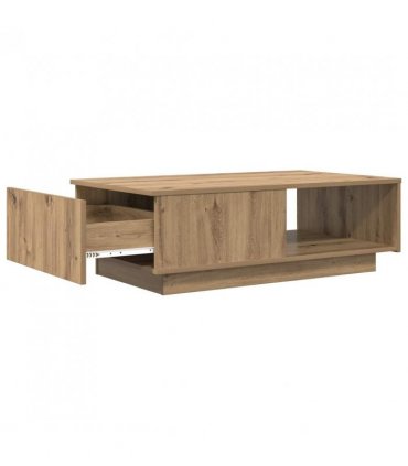 vidaXL Coffee Table Artisan Oak 95 x 55 x 31 cm Engineered Wood