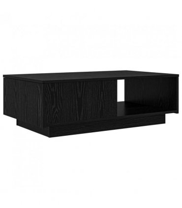 vidaXL Coffee Table Black Oak 95 x 55 x 31 cm Engineered Wood