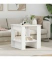 vidaXL Coffee Table White 51 x 50 x 50 cm Engineered Wood
