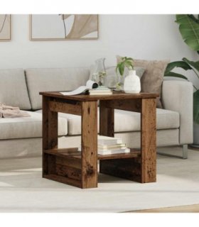 vidaXL Coffee Table Old Wood 51 x 50 x 50 cm Engineered Wood