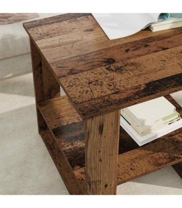 vidaXL Coffee Table Old Wood 51 x 50 x 50 cm Engineered Wood