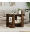 vidaXL Coffee Table Smoked Oak 51 x 50 x 50 cm Engineered Wood