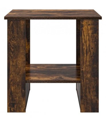 vidaXL Coffee Table Smoked Oak 51 x 50 x 50 cm Engineered Wood