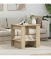 vidaXL Coffee Table Sonoma Oak 51 x 50 x 50 cm Engineered Wood