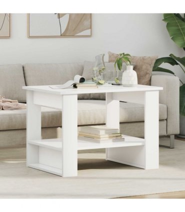 vidaXL Coffee Table White 72 x 50 x 50 cm Engineered Wood