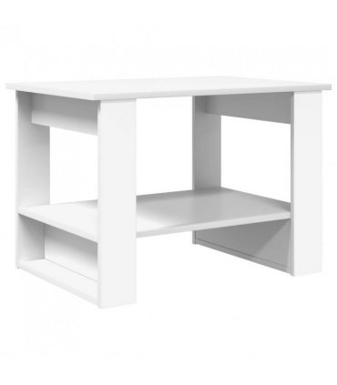 vidaXL Coffee Table White 72 x 50 x 50 cm Engineered Wood