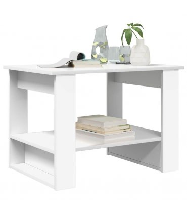 vidaXL Coffee Table White 72 x 50 x 50 cm Engineered Wood