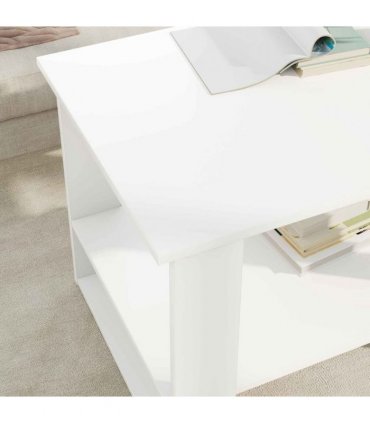 vidaXL Coffee Table White 72 x 50 x 50 cm Engineered Wood