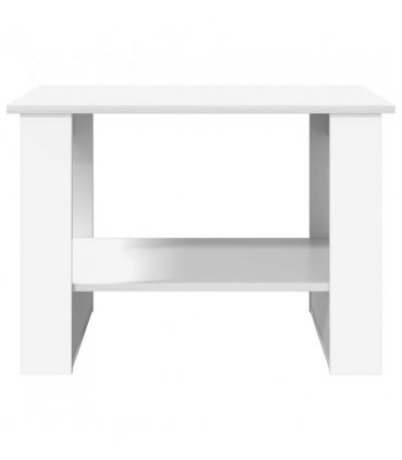 vidaXL Coffee Table White 72 x 50 x 50 cm Engineered Wood