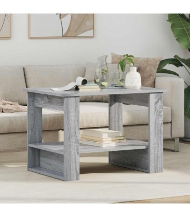 vidaXL Coffee Table Grey Sonoma 72 x 50 x 50 cm Engineered Wood