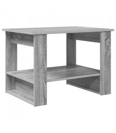 vidaXL Coffee Table Grey Sonoma 72 x 50 x 50 cm Engineered Wood