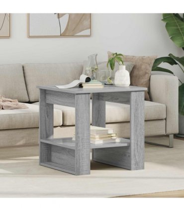 vidaXL Coffee Table Grey Sonoma 51 x 50 x 50 cm Engineered Wood