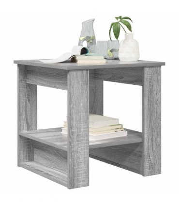 vidaXL Coffee Table Grey Sonoma 51 x 50 x 50 cm Engineered Wood