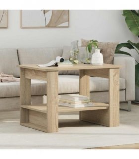 vidaXL Coffee Table Sonoma Oak 72 x 50 x 50 cm Engineered Wood