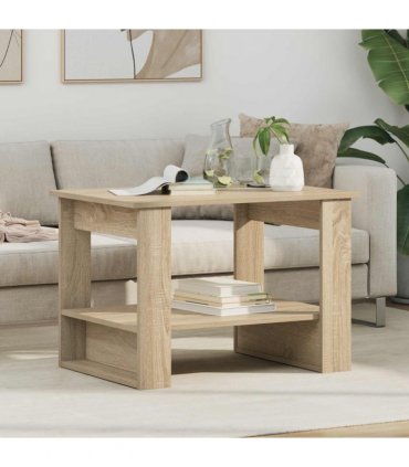 vidaXL Coffee Table Sonoma Oak 72 x 50 x 50 cm Engineered Wood