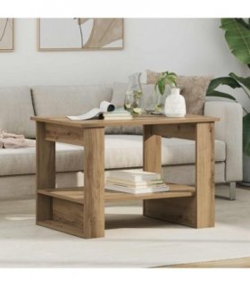 vidaXL Coffee Table Artisan Oak 72 x 50 x 50 cm Engineered Wood
