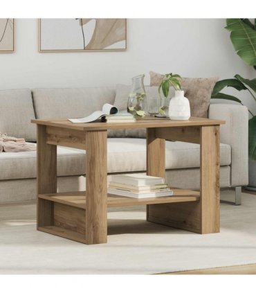 vidaXL Coffee Table Artisan Oak 72 x 50 x 50 cm Engineered Wood