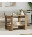 vidaXL Coffee Table Artisan Oak 72 x 50 x 50 cm Engineered Wood