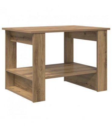 vidaXL Coffee Table Artisan Oak 72 x 50 x 50 cm Engineered Wood
