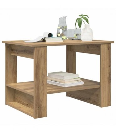 vidaXL Coffee Table Artisan Oak 72 x 50 x 50 cm Engineered Wood