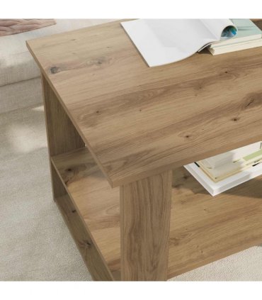 vidaXL Coffee Table Artisan Oak 72 x 50 x 50 cm Engineered Wood