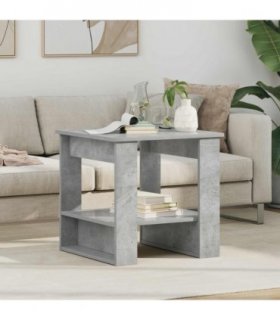 vidaXL Coffee Table Concrete Grey 51 x 50 x 50 cm Engineered Wood